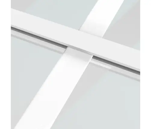 Bīdāmās Durvis, 90X205 Cm, Esg Stikls, Balts Alumīnijs Vidaxl