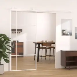 Liuguks, Esg-Klaas Ja Alumiinium, 90 X 205 cm Valge