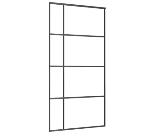 Liuguks, Esg-Klaas Ja Alumiinium, 102,5 X 205 cm Must