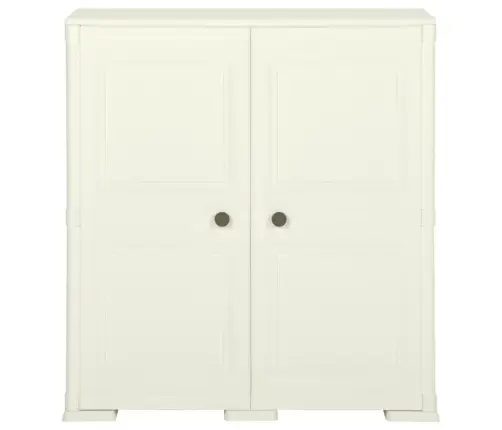 Plastikinė Spintelė, Vanilinė, 79X43X85,5cm Medienos Dizaino