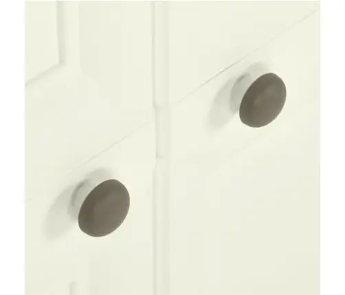 Plastikinė Spintelė, Vanilinė, 79X43X85,5cm Medienos Dizaino