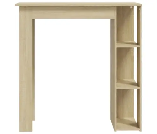 Baro Stalas Su Lentyna, Ąžuolo, 102X50X103,5cm Mediena