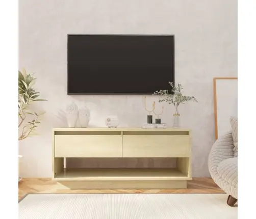 Tv Skapītis, 102X41X44 Cm, Inženierijas Koks, Ozolkoka Krāsa Vidaxl