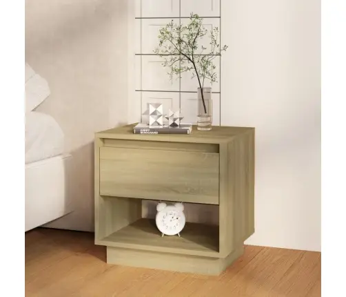 Öökapid 2 Tk, Sonoma Tamm, 45X34X44 cm Tehispuit