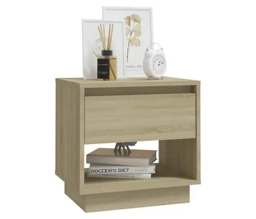 Öökapid 2 Tk, Sonoma Tamm, 45X34X44 cm Tehispuit