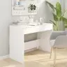 Rašomasis Stalas, Baltas, 101X50X76,5cm Apdirbta Mediena