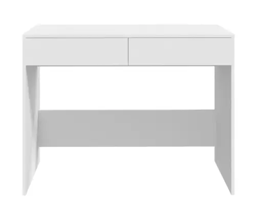 Rašomasis Stalas, Baltas, 101X50X76,5cm Apdirbta Mediena