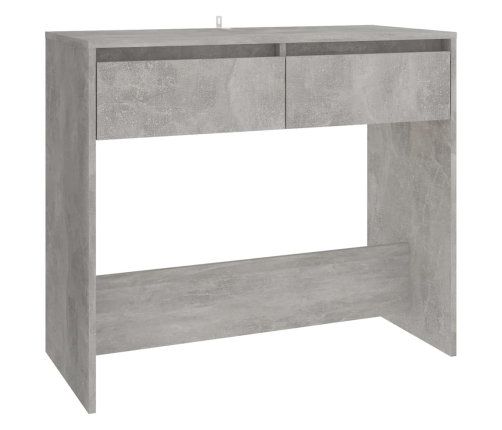 Konsoles Galdiņš, Betonpelēks, 89X41X76,5 Cm, Inženierijas Koks Vidaxl