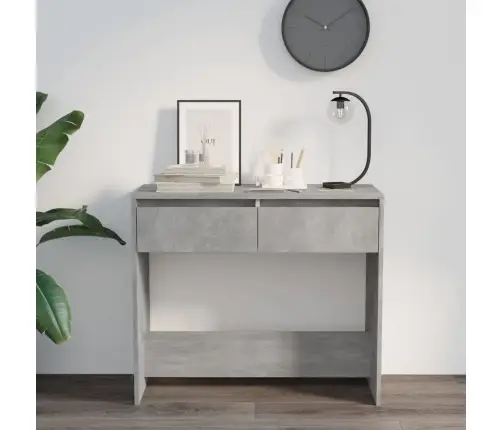 Konsoollaud, Betoonhall, 89X41X76,5 cm Tehispuit