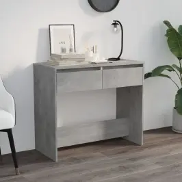 Konsoles Galdiņš, Betonpelēks, 89X41X76,5 Cm, Inženierijas Koks Vidaxl