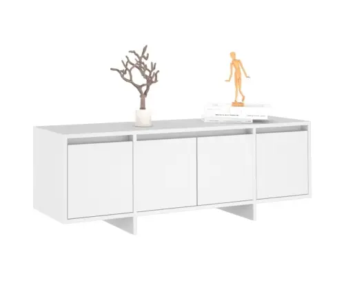 Televizoriaus Spintelė, Balta, 120X30X40,5 cm Apdirbta Mediena