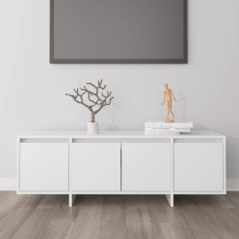Tv Skapītis, 120X30X40,5 Cm, Balts, Inženierijas Koks Vidaxl