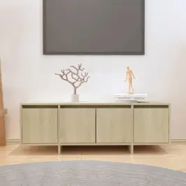Televizoriaus Spintelė, Ąžuolo, 120X30X40,5cm Apdirbta Mediena