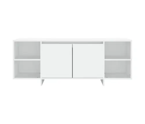 Tv Skapītis, Balts, 130X35X50 Cm, Inženierijas Koks Vidaxl