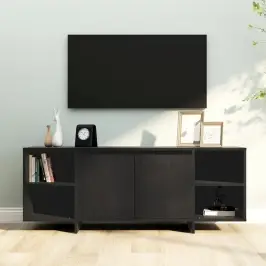 Tv Skapītis, Melns, 130X35X50 Cm, Inženierijas Koks Vidaxl