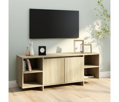 Tv Skapītis, Ozolkoka Krāsa, 130X35X50 Cm, Inženierijas Koks Vidaxl