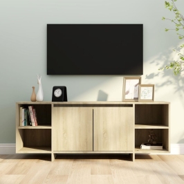 Tv Skapītis, Ozolkoka Krāsa, 130X35X50 Cm, Inženierijas Koks Vidaxl