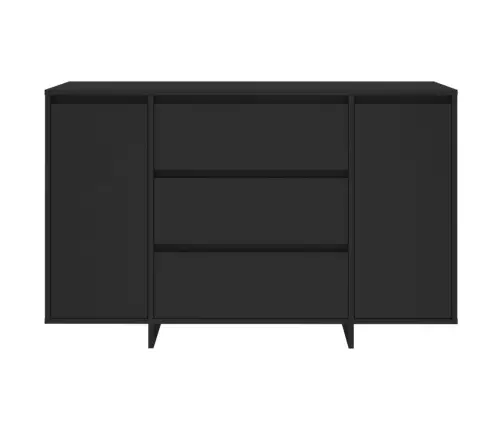 Kumode Ar 3 Atvilktnēm, Melns, 120X41X75 Cm Inženierijas Koks Vidaxl Kumode Ar 3 Atvilktnēm, Melns, 120X41X75 Cm Inženierijas Koks Vidaxl