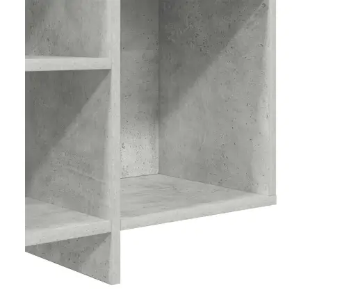 Kumode, Betona Pelēka, 120X30X75 Cm, Inženierijas Koks Vidaxl