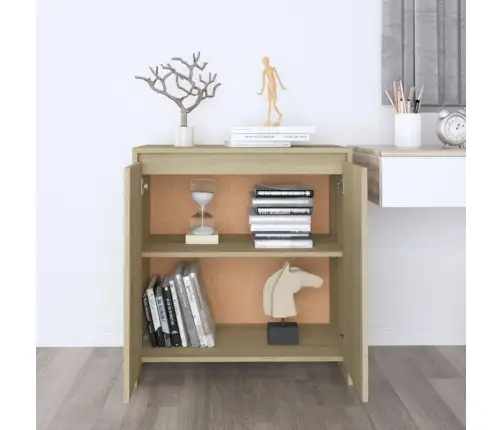 Kumode, Ozolkoka Krāsa, 70X41X75 Cm, Inženierijas Koks Vidaxl