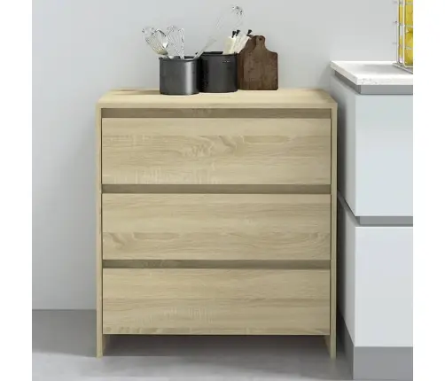 Kumode, Ozolkoka Krāsa, 70X41X75 Cm, Inženierijas Koks Vidaxl