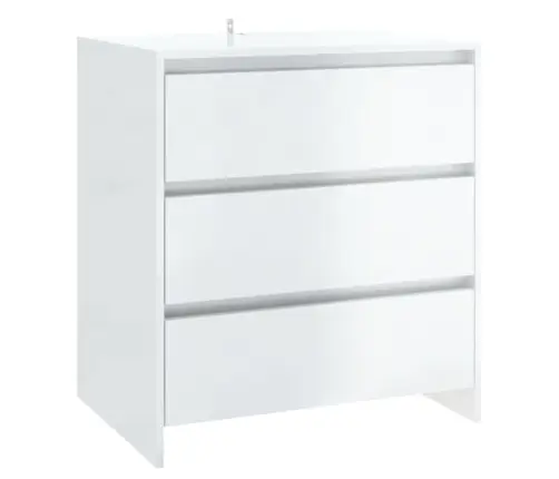 Kumode, Spīdīgi Balta, 70X41X75 Cm, Inženierijas Koks Vidaxl Kumode, Spīdīgi Balta, 70X41X75 Cm, Inženierijas Koks Vidaxl