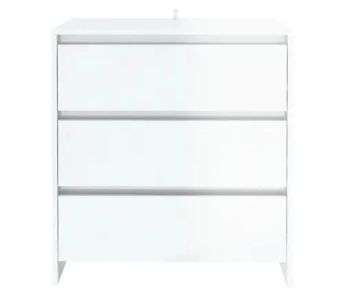 Kumode, Spīdīgi Balta, 70X41X75 Cm, Inženierijas Koks Vidaxl Kumode, Spīdīgi Balta, 70X41X75 Cm, Inženierijas Koks Vidaxl