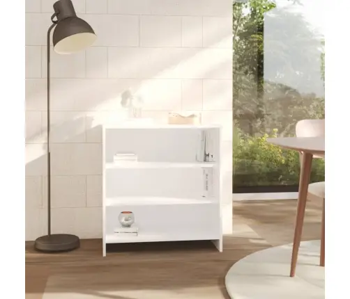 Kumode, Balta, 70X40,5X75 Cm, Inženierijas Koks Vidaxl