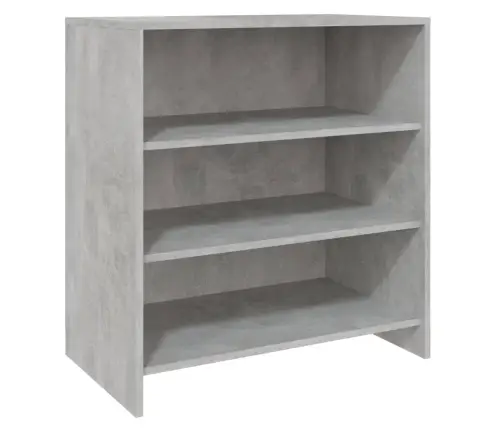 Kumode, Betona Pelēka, 70X40,5X75 Cm, Inženierijas Koks Vidaxl