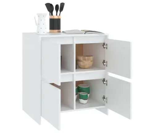 Kumode, Melna, 70X41X75 Cm, Inženierijas Koks Vidaxl