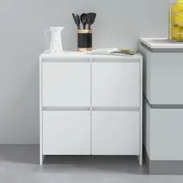 Kumode, Melna, 70X41X75 Cm, Inženierijas Koks Vidaxl
