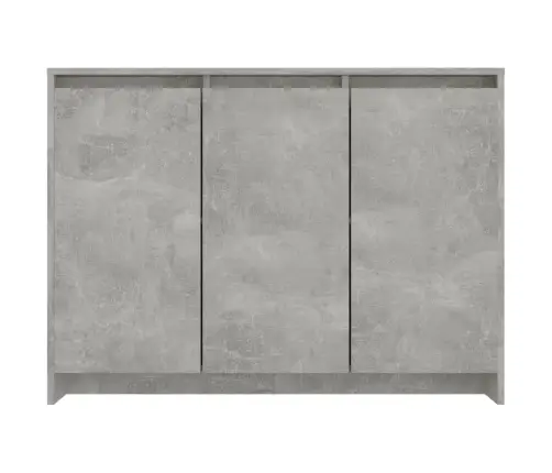 Kumode, Betona Pelēka, 102X33X75 Cm, Inženierijas Koks Vidaxl