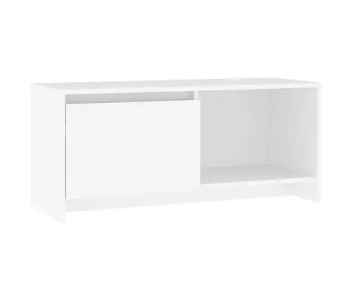 Telerikapp, Valge, 90 X 35 X 40 cm Puitlaastplaat