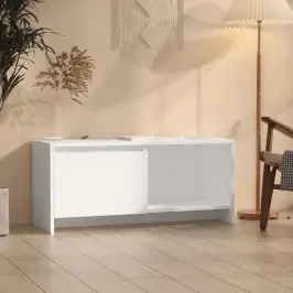 Tv Skapītis, Balts, 90X35X40 Cm, Inženierijas Koks Vidaxl