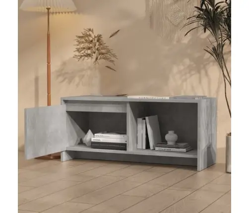 Tv Skapītis, Betona Pelēks, 90X35X40 Cm, Inženierijas Koks Vidaxl