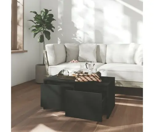 Kafijas Galdiņš, Melns, 90X50X41,5 Cm, Inženierijas Koks Vidaxl Kafijas Galdiņš, Melns, 90X50X41,5 Cm, Inženierijas Koks Vidaxl