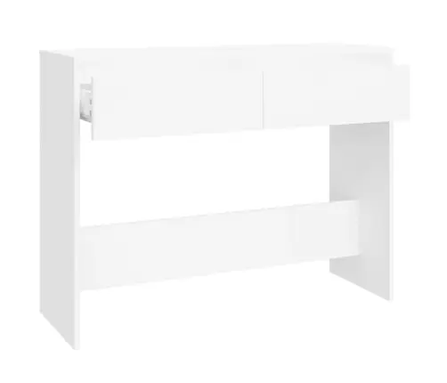 Konsoles Galdiņš, Balts, 100X35X76,5 Cm, Inženierijas Koks Vidaxl Konsoles Galdiņš, Balts, 100X35X76,5 Cm, Inženierijas Koks Vidaxl
