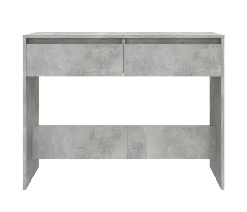 Konsoollaud, Betoonhall, 100X35X76,5 cm Tehispuit