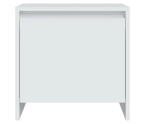 Naktsskapīši, 2 Gab., Balti, 45X34X44,5 Cm, Inženierijas Koks Vidaxl