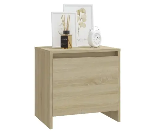 Naktsskapīši, 2 Gb., 45X34X44,5Cm Inženierijas Koks, Koka Krāsa Vidaxl