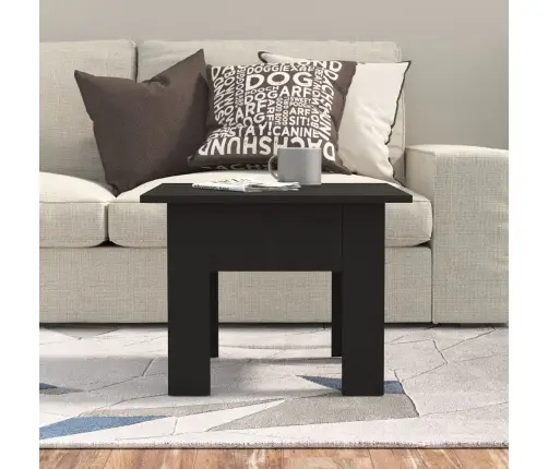 Kohvilaud, Kõrgläikega Valge, 55 X 55 X 42 cm Tehispuit