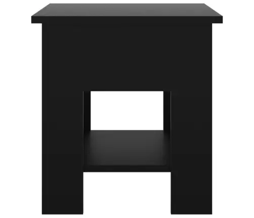 Kafijas Galdiņš, Melns, 40X40X42 Cm, Inženierijas Koks Vidaxl