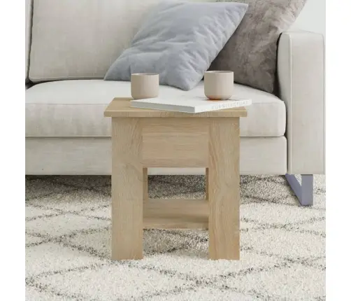 Kavos Staliukas, Sonoma Ąžuolo, 40X40X42cm Apdirbta Mediena