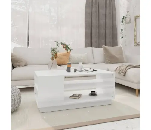 Kavos Staliukas, Baltos Spalvos, 102X55X43cm Mdp