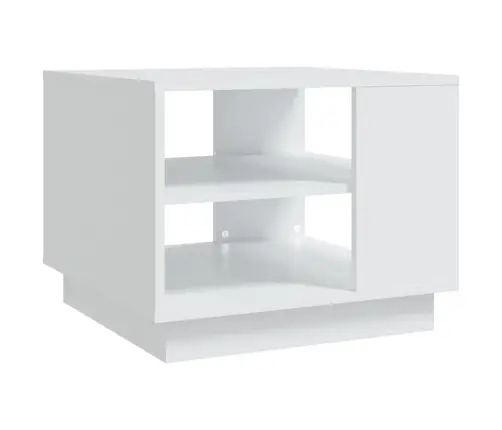 Kohvilaud, Valge, 55 X 55 X 43 cm Puitlaastplaat