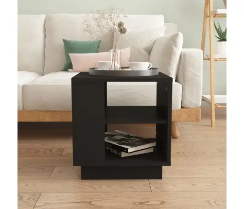 Kohvilaud, Must, 40X40X43 cm Tehispuit Kohvilaud, Must, 40X40X43 cm Tehispuit