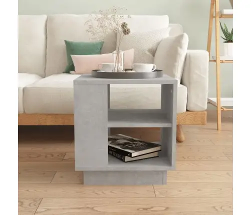 Kohvilaud, Betoonhall, 40X40X43 cm Tehispuit