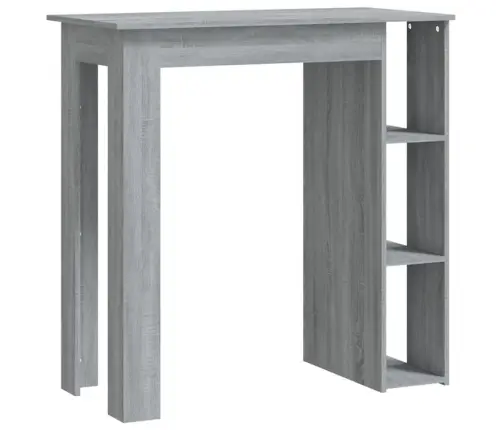 Baarilaud Riiuliga, Hall Sonoma, 102X50X103,5 Cm Tehispuit