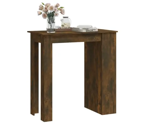 Baarilaud Riiuliga, Suitsutatud Tamm 102X50X103,5 cm Tehispuit