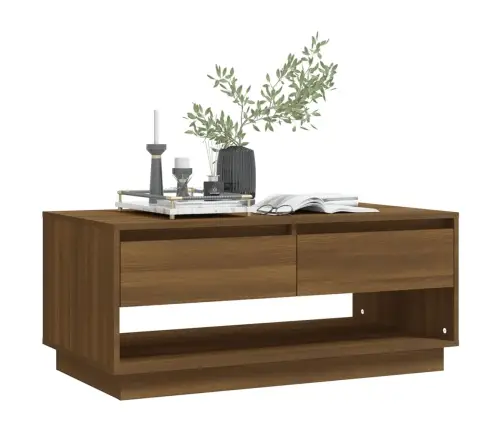 Kohvilaud, Pruun Tamm, 102,5X55X44 cm Tehispuit